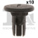 Clip, bande décorative/protectrice