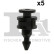 Clip, bande décorative/protectrice