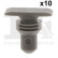 Clip, bande décorative/protectrice