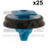 Clip, bande décorative/protectrice