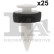Clip, bande décorative/protectrice