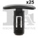 Clip, bande décorative/protectrice