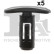 Clip, bande décorative/protectrice