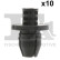 Clip, bande décorative/protectrice