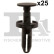 Clip, bande décorative/protectrice