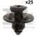 Clip, bande décorative/protectrice