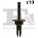 Clip, bande décorative/protectrice