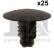 Clip, bande décorative/protectrice