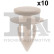 Clip, bande décorative/protectrice
