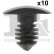 Clip, bande décorative/protectrice