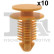 Clip, bande décorative/protectrice