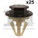 Clip, bande décorative/protectrice