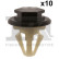 Clip, bande décorative/protectrice