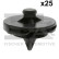 Clip, bande décorative/protectrice
