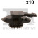 Clip, bande décorative/protectrice