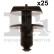 Clip, bande décorative/protectrice