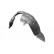 Garniture, passage de roue