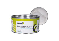 Garnissage en polyester Finixa blanc fin