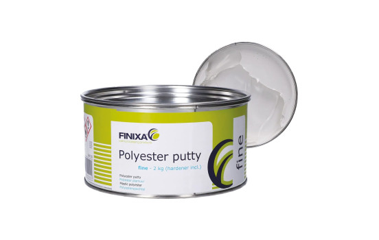 Garnissage en polyester Finixa blanc fin