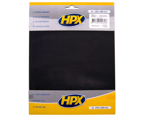 Feuille de papier de verre HPX P240/P400/P600