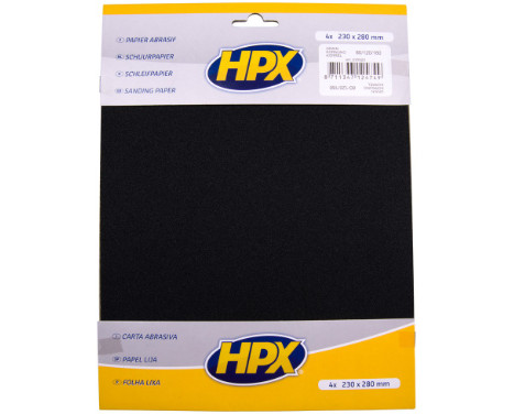 Feuille de papier de verre HPX P80/P120/P180
