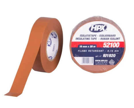 Ruban isolant HPX marron 20 m