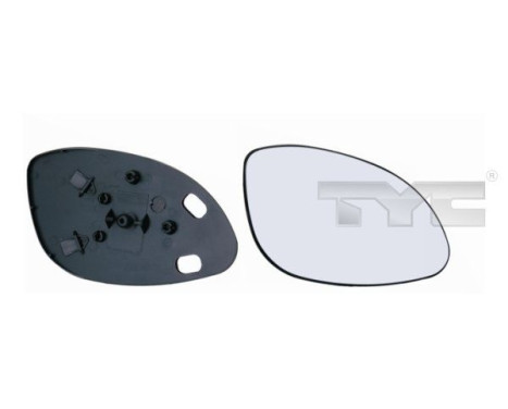 Verre de rétroviseur, rétroviseur extérieur 325-0042-1 TYC
