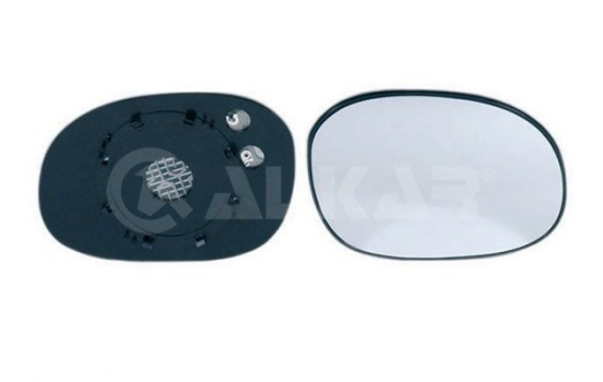 Verre de rétroviseur, rétroviseur extérieur 6432851 Alkar