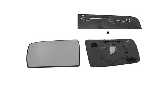 Verre de rétroviseur, rétroviseur extérieur HAGUS 3031833