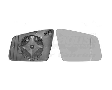 Verre de rétroviseur, rétroviseur extérieur HAGUS 3044838