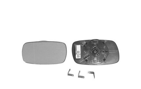 Verre de rétroviseur, rétroviseur extérieur HAGUS 3735835