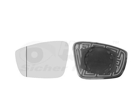 Verre de rétroviseur, rétroviseur extérieur HAGUS 5701837
