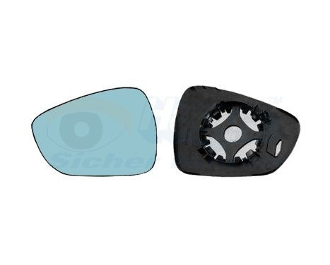 Verre miroir, rétroviseur extérieur 0963837 Hagus
