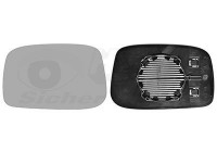 Verre miroir, rétroviseur extérieur 0965837 Hagus