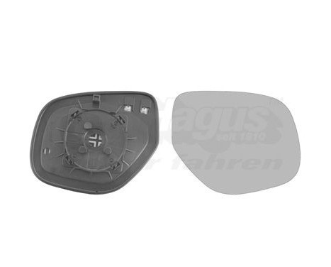 Verre miroir, rétroviseur extérieur 0978838 Hagus