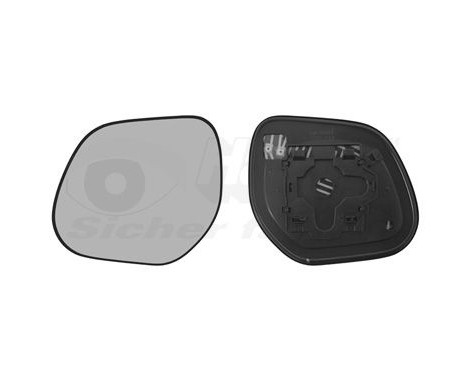 Verre miroir, rétroviseur extérieur 0990837 Hagus