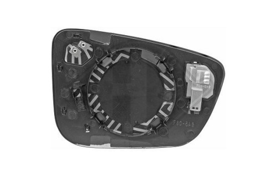 Verre miroir, rétroviseur extérieur 1226025 Diederichs, Image 2