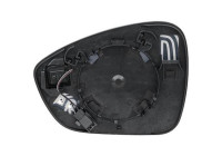 Verre miroir, rétroviseur extérieur 1877226 Diederichs