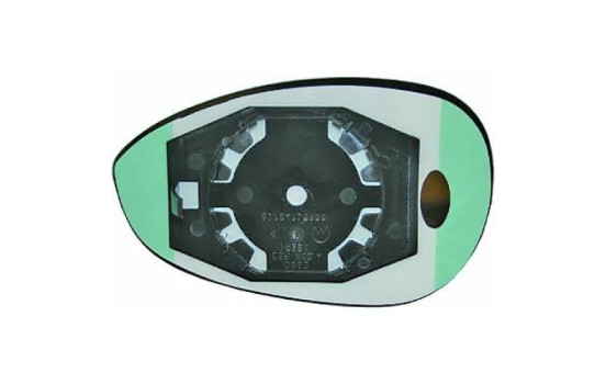 Verre miroir, rétroviseur extérieur 3405127 Diederichs
