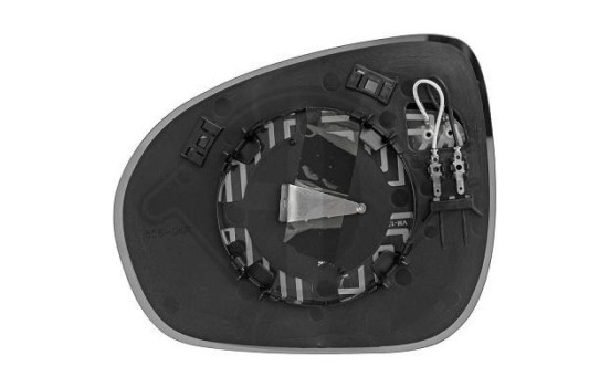 Verre miroir, rétroviseur extérieur 3425126 Diederichs, Image 2