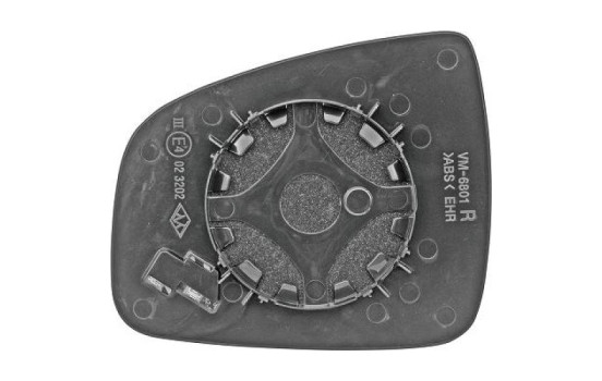 Verre miroir, rétroviseur extérieur 4421026 Diederichs