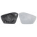 Verre miroir, rétroviseur extérieur 6432039 Alkar