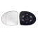 Verre miroir, rétroviseur extérieur 6451171 Alkar