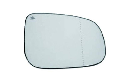 Verre miroir, rétroviseur extérieur 7661226 Diederichs