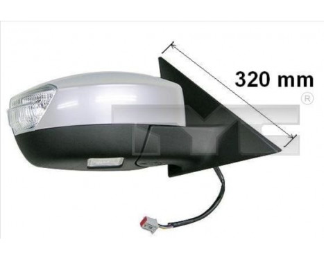 Rétroviseur extérieur 310-0123 TYC