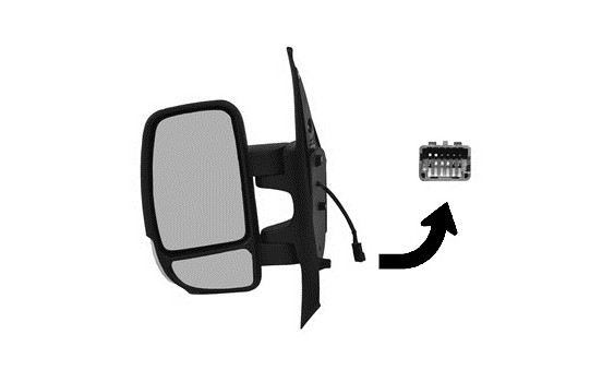 Rétroviseur extérieur 3799807 Hagus
