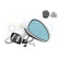 Rétroviseur extérieur droit électrique +Température 0970808 Hagus, Vignette 2