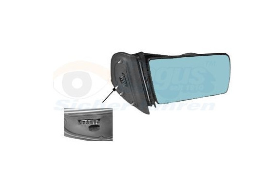 Rétroviseur extérieur incomplet pour Mercedes W202 3030858 Hagus, Image 2