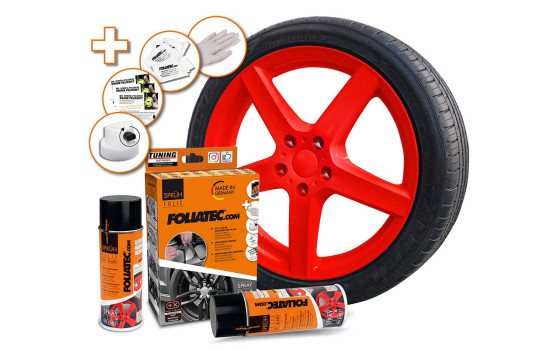 Foliatec Spray Film Set - rouge brillant - 2x400ml