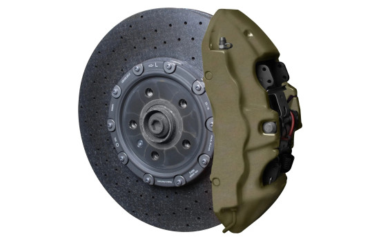 Peinture pour étrier Foliatec Combat Green set de 7 pièces